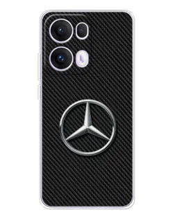 Чехол для OPPO Reno 13 Pro 5G с картинкой «Карбоновый Mercedes стиль» Чехол для OPPO Reno 13 Pro 5G с картинкой «Карбоновый Mercedes стиль»