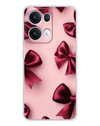 Чехол для OPPO Reno 13 Pro 5G с картинкой «Бордовый атлас»