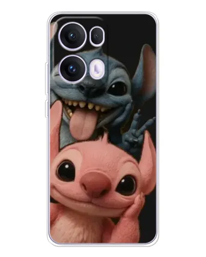 Чехол для OPPO Reno 13 Pro 5G с картинкой «Стич и Ангел» Чехол для OPPO Reno 13 Pro 5G с картинкой «Стич и Ангел»