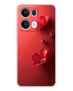 Чехол для OPPO Reno 13 Pro 5G с картинкой «Маковые соцветия» Чехол для OPPO Reno 13 Pro 5G с картинкой «Маковые соцветия»