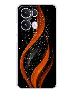 Чехол для OPPO Reno 13 Pro 5G с картинкой «Огненная звездная волна»
