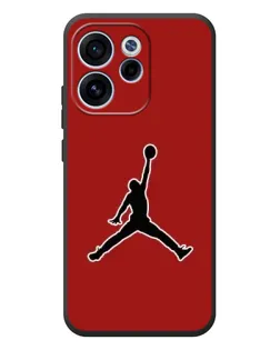 Чехол для OPPO Reno 15 F с картинкой «Jordan Red Back»