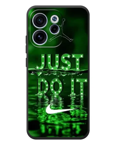 Чехол для OPPO Reno 15 F с картинкой «Зеленый неоновый Nike»