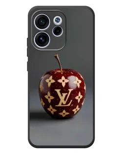 Чехол для OPPO Reno 15 F с картинкой «Красное яблоко LV»