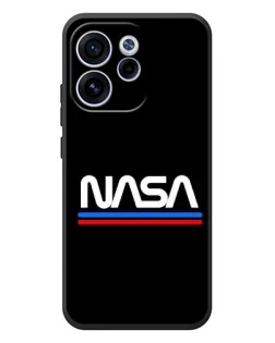 Чехол для OPPO Reno 15 F с картинкой «NASA — классика Red Blue»