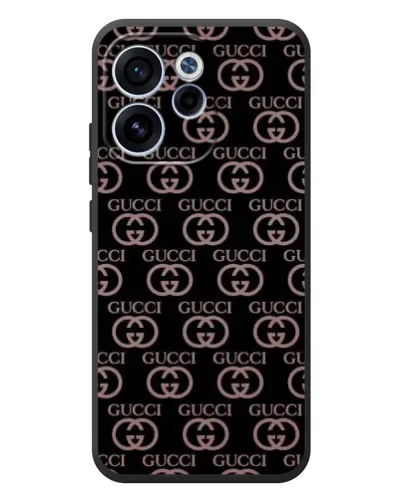 Чехол для OPPO Reno 15 F с картинкой «Классическая монограмма Gucci»