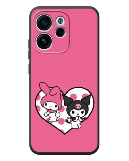 Чехол для OPPO Reno 15 F с картинкой «Kuromi и My Melody»