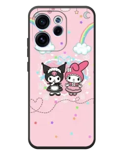 Чехол для OPPO Reno 15 F с картинкой «My Melody и Kuromi»