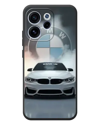 Чехол для OPPO Reno 15 F с картинкой «BMW в белом дыму» Чехол для OPPO Reno 15 F с картинкой «BMW в белом дыму»