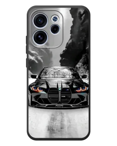 Чехол для OPPO Reno 15 F с картинкой «BMW — акварельный дрифт» Чехол для OPPO Reno 15 F с картинкой «BMW — акварельный дрифт»