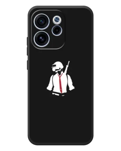 Чехол для OPPO Reno 15 F с картинкой «PUBG — силуэт воина» Чехол для OPPO Reno 15 F с картинкой «PUBG — силуэт воина»