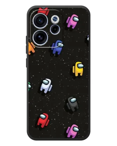 Чехол для OPPO Reno 15 F с картинкой «Космический паттерн Among Us» Чехол для OPPO Reno 15 F с картинкой «Космический паттерн Among Us»