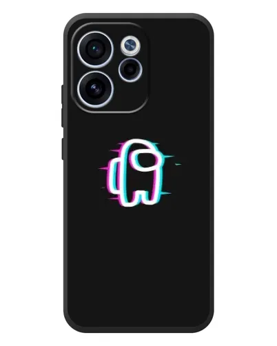 Чехол для OPPO Reno 15 F с картинкой «Among Us неон» Чехол для OPPO Reno 15 F с картинкой «Among Us неон»
