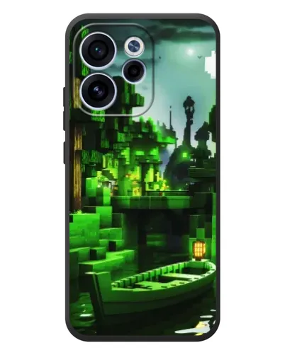 Чехол для OPPO Reno 15 F с картинкой «Minecraft лесной пейзаж» Чехол для OPPO Reno 15 F с картинкой «Minecraft лесной пейзаж»