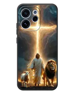 Чехол для OPPO Reno 15 F с картинкой «Лев Иуды и Свет» Чехол для OPPO Reno 15 F с картинкой «Лев Иуды и Свет»