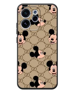 Чехол для OPPO Reno 15 F с картинкой «Брендовый паттерн Микки»