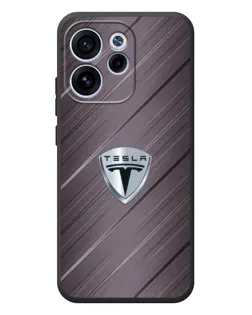 Чехол для OPPO Reno 15 F с картинкой «Металлическая текстура Tesla» Чехол для OPPO Reno 15 F с картинкой «Металлическая текстура Tesla»