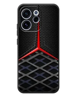 Чехол для OPPO Reno 15 F с картинкой «Mercedes Carbon Grid»