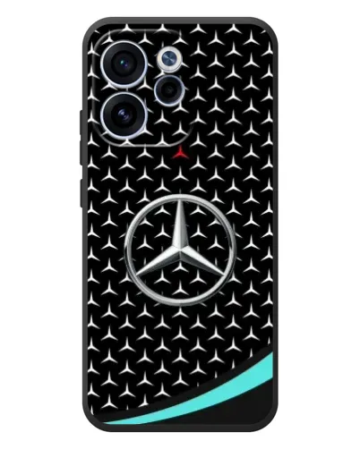 Чехол для OPPO Reno 15 F с картинкой «Mercedes — бирюзовый акцент» Чехол для OPPO Reno 15 F с картинкой «Mercedes — бирюзовый акцент»