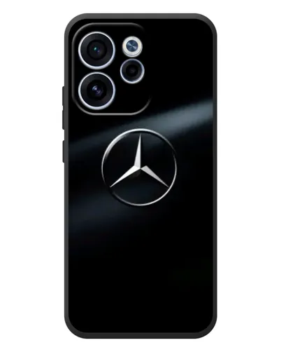 Чехол для OPPO Reno 15 F с картинкой «Mercedes на металле» Чехол для OPPO Reno 15 F с картинкой «Mercedes на металле»