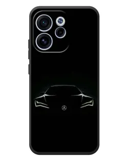 Чехол для OPPO Reno 15 F с картинкой «Mercedes — силуэт авто»