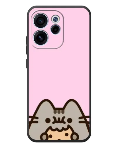 Чехол для OPPO Reno 15 F с картинкой «Pusheen и печенье» Чехол для OPPO Reno 15 F с картинкой «Pusheen и печенье»