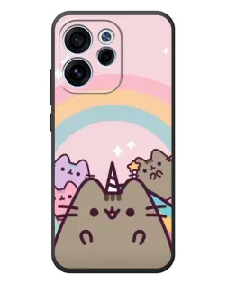 Чехол для OPPO Reno 15 F с картинкой «Единорог Pusheen» Чехол для OPPO Reno 15 F с картинкой «Единорог Pusheen»