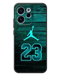 Чехол для OPPO Reno 15 FS с картинкой «Jordan Cyan 23»