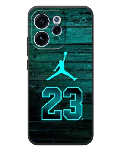 Чехол для OPPO Reno 15 FS с картинкой «Jordan Cyan 23» Чехол для OPPO Reno 15 FS с картинкой «Jordan Cyan 23»