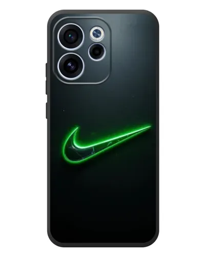 Чехол для OPPO Reno 15 FS с картинкой «Неоновый контур Nike» Чехол для OPPO Reno 15 FS с картинкой «Неоновый контур Nike»