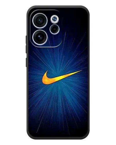 Чехол для OPPO Reno 15 FS с картинкой «Синий пульс Nike» Чехол для OPPO Reno 15 FS с картинкой «Синий пульс Nike»