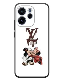 Чехол для OPPO Reno 15 FS с картинкой «LV и Микки Маус»