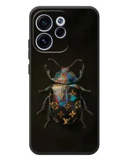 Чехол для OPPO Reno 15 FS с картинкой «LV — мраморный принт»