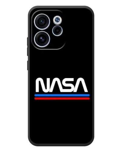 Чехол для OPPO Reno 15 FS с картинкой «NASA — классика Red Blue» Чехол для OPPO Reno 15 FS с картинкой «NASA — классика Red Blue»