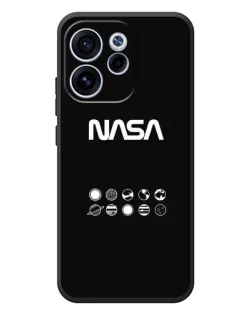 Чехол для OPPO Reno 15 FS с картинкой «NASA — технический принт»
