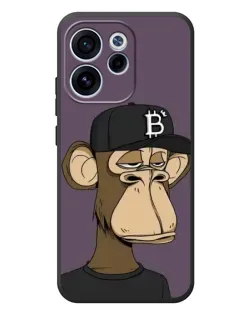 Чехол для OPPO Reno 15 FS с картинкой «Bored Ape в кепке»