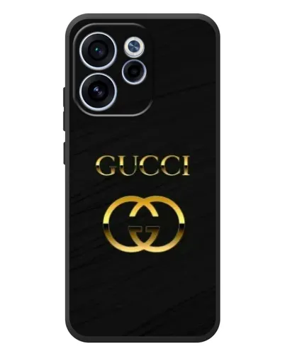 Чехол для OPPO Reno 15 FS с картинкой «Золотой логотип Gucci» Чехол для OPPO Reno 15 FS с картинкой «Золотой логотип Gucci»