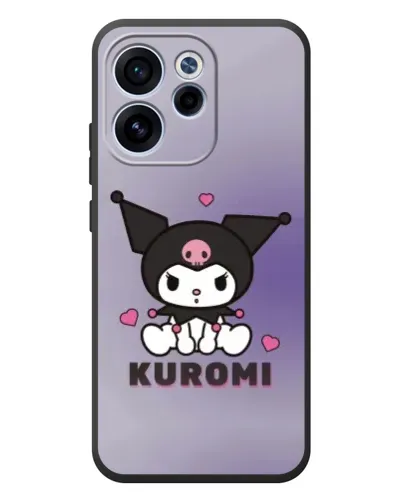Чехол для OPPO Reno 15 FS с картинкой «Kuromi — фиолетовый арт»