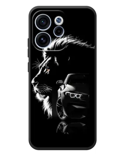 Чехол для OPPO Reno 15 FS с картинкой «BMW и лев» Чехол для OPPO Reno 15 FS с картинкой «BMW и лев»