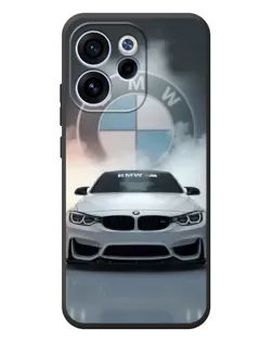 Чехол для OPPO Reno 15 FS с картинкой «BMW в белом дыму» Чехол для OPPO Reno 15 FS с картинкой «BMW в белом дыму»