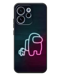 Чохол для OPPO Reno 15 FS з картинкою «Among Us неон-арт»
