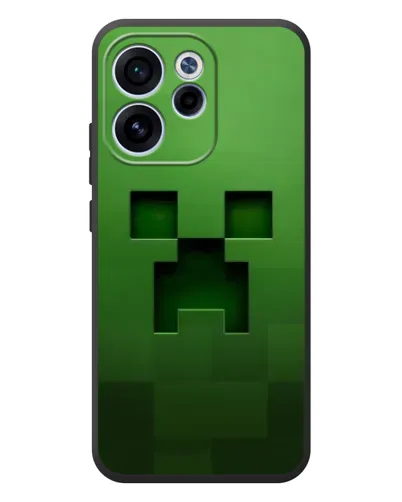 Чехол для OPPO Reno 15 FS с картинкой «Крипер микро-дизайн» Чехол для OPPO Reno 15 FS с картинкой «Крипер микро-дизайн»