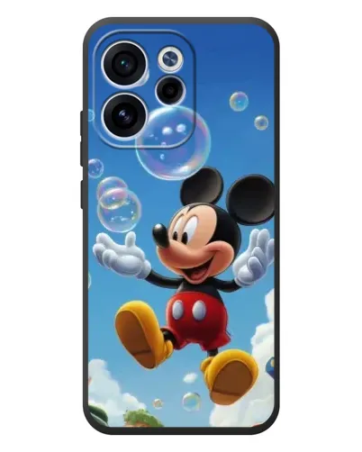 Чехол для OPPO Reno 15 FS с картинкой «Mickey и мыльные пузыри»