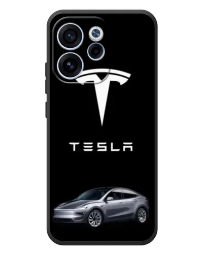 Чехол для OPPO Reno 15 FS с картинкой «Tesla Model Y»