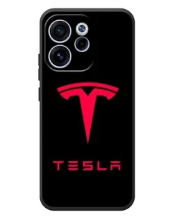 Чехол для OPPO Reno 15 FS с картинкой «Tesla Red Logo» Чехол для OPPO Reno 15 FS с картинкой «Tesla Red Logo»
