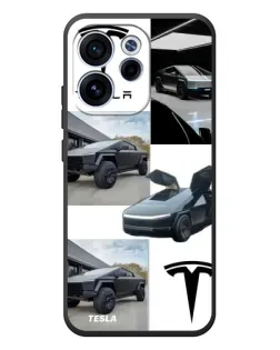 Чехол для OPPO Reno 15 FS с картинкой «Коллаж Cybertruck Tesla» Чехол для OPPO Reno 15 FS с картинкой «Коллаж Cybertruck Tesla»
