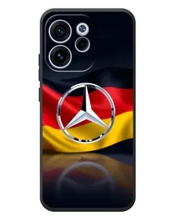 Чехол для OPPO Reno 15 FS с картинкой «Mercedes — флаг Германии»