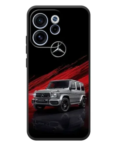 Чехол для OPPO Reno 15 FS с картинкой «Mercedes G-Class красный»