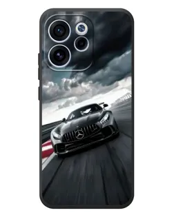 Чехол для OPPO Reno 15 FS с картинкой «Гоночный Mercedes AMG»