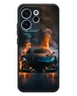Чехол для OPPO Reno 15 FS с картинкой «Lamborghini дымная эстетика»